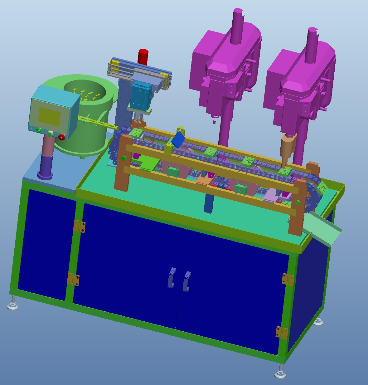 链板自动攻丝机